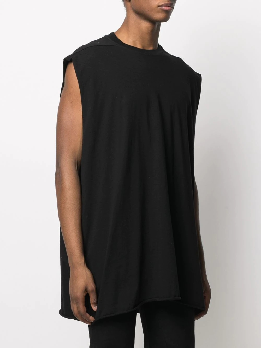 sleeveless flared top - 3