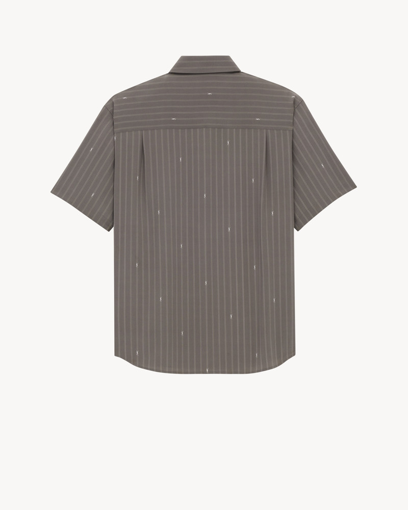 SAINT LAURENT SHIRT IN CASSANDRE STRIPE SILK CREPE DE CHINE outlook