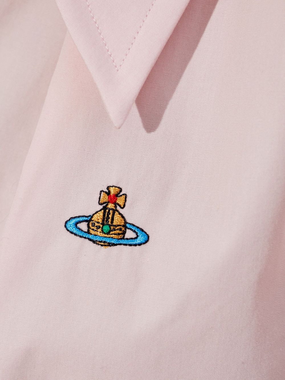 Orb-embellished button-down shirt - 5