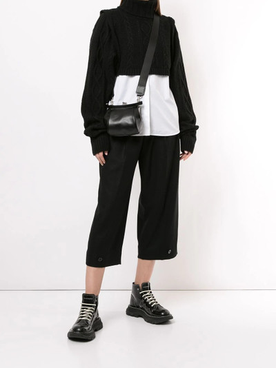 Y's high-waist cropped trousers outlook