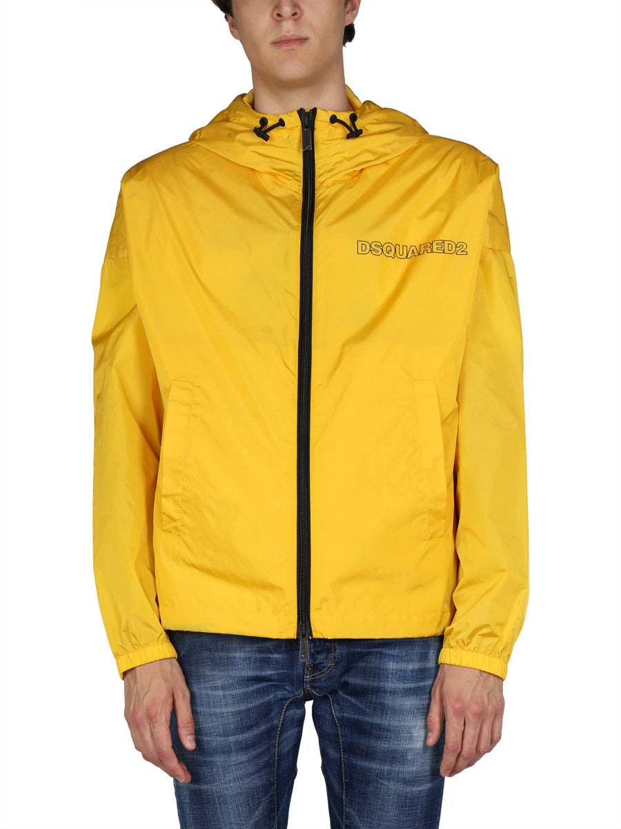 Dsquared Men Windbreaker With Logo - 1