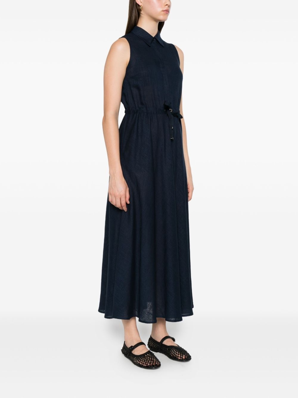 drawstring shirtdress - 3