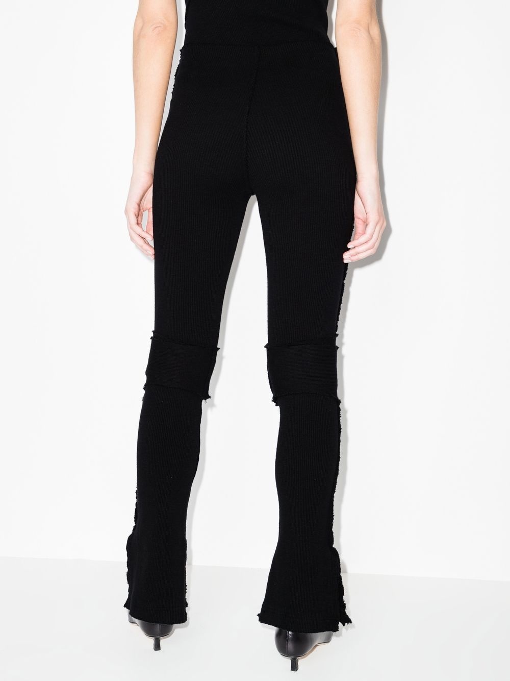 Warm Up knitted flared trousers - 3
