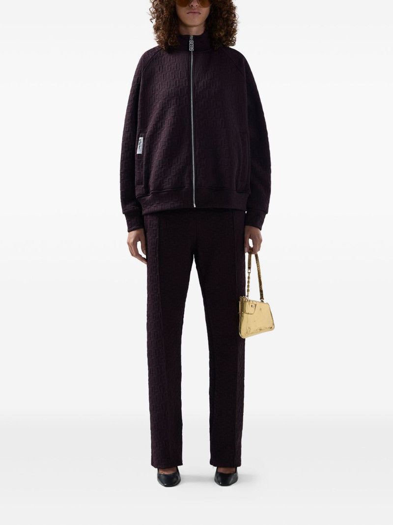 GCDS zip patterned jacket outlook