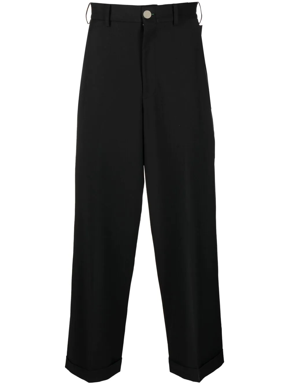 high-rise straight-leg trousers - 1