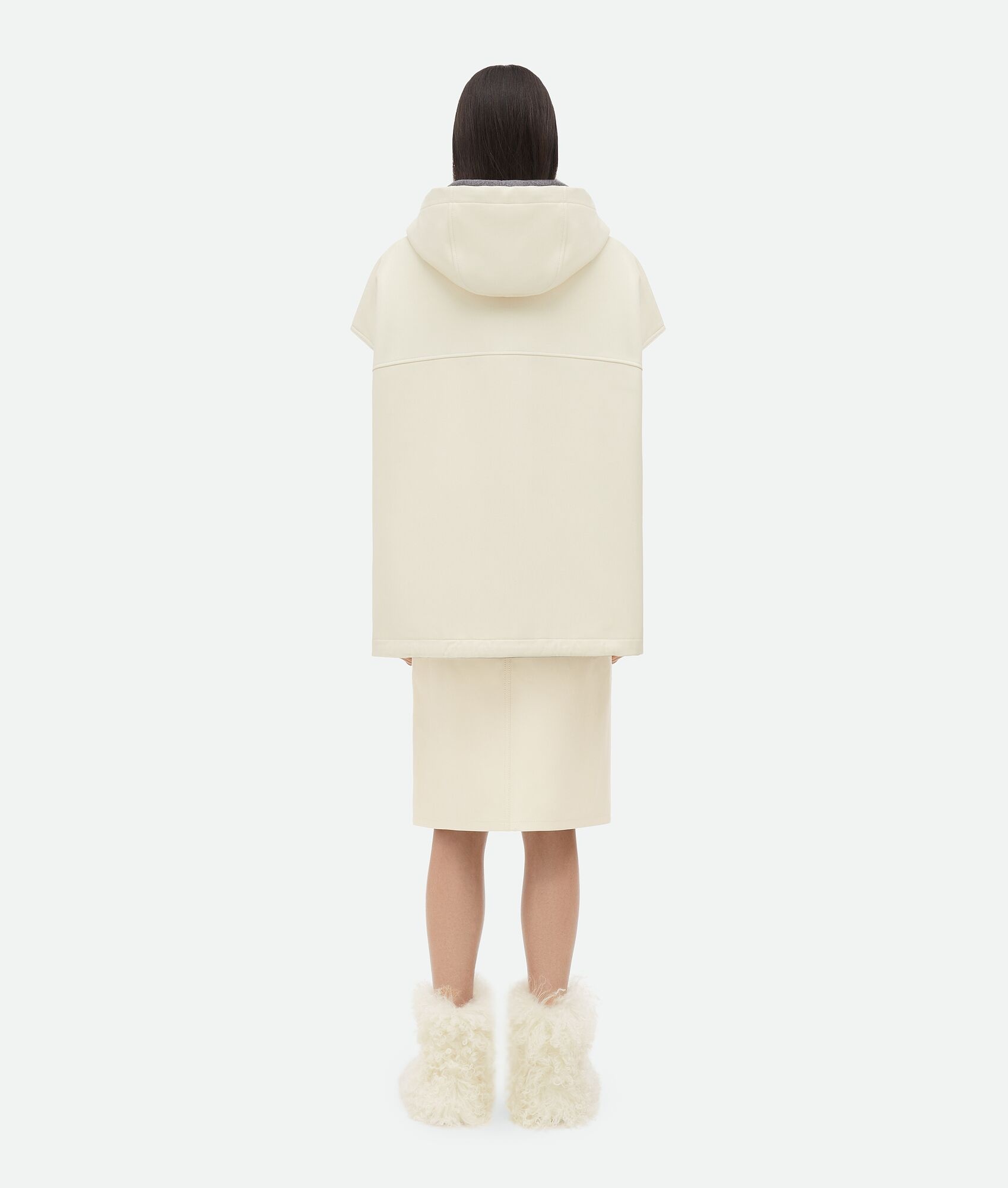 Leather And Wool Sleeveless Jacket - 3