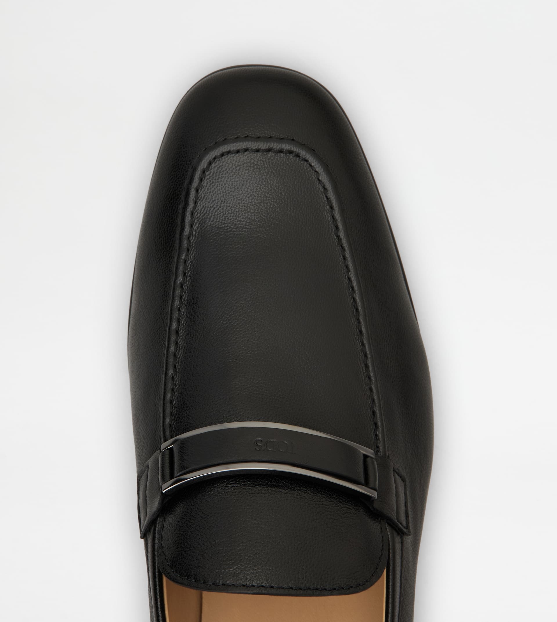 LOAFERS IN LEATHER - BLACK - 4