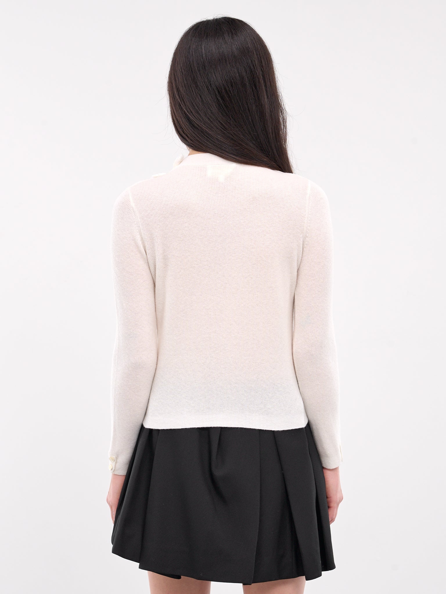 Collar Embellished Cardigan - 3
