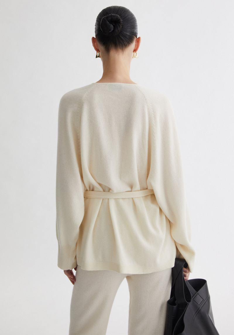 CLOUD Cashmere blend wrap cardigan 4