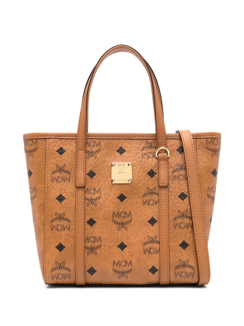 logo-print tote bag - 1