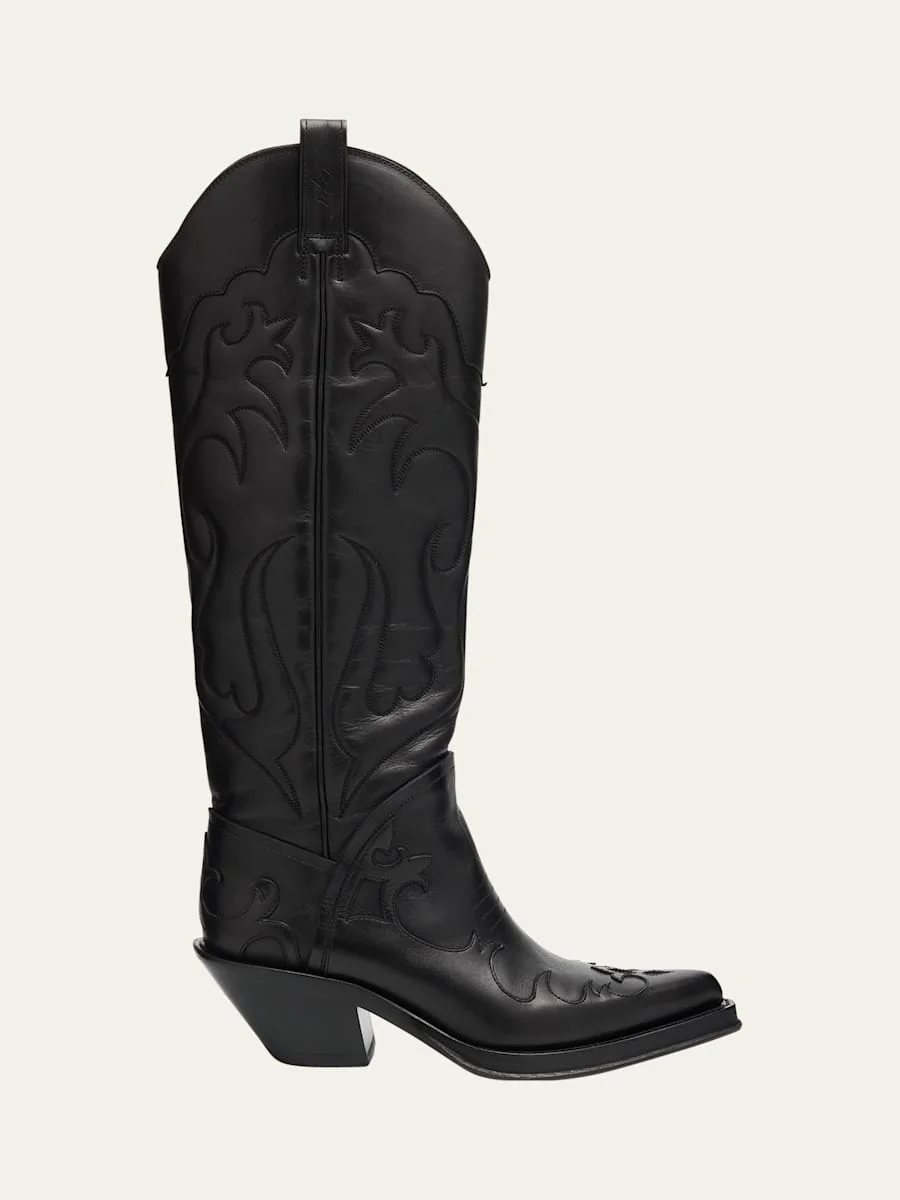 Capitana Leather Western Boots - 1