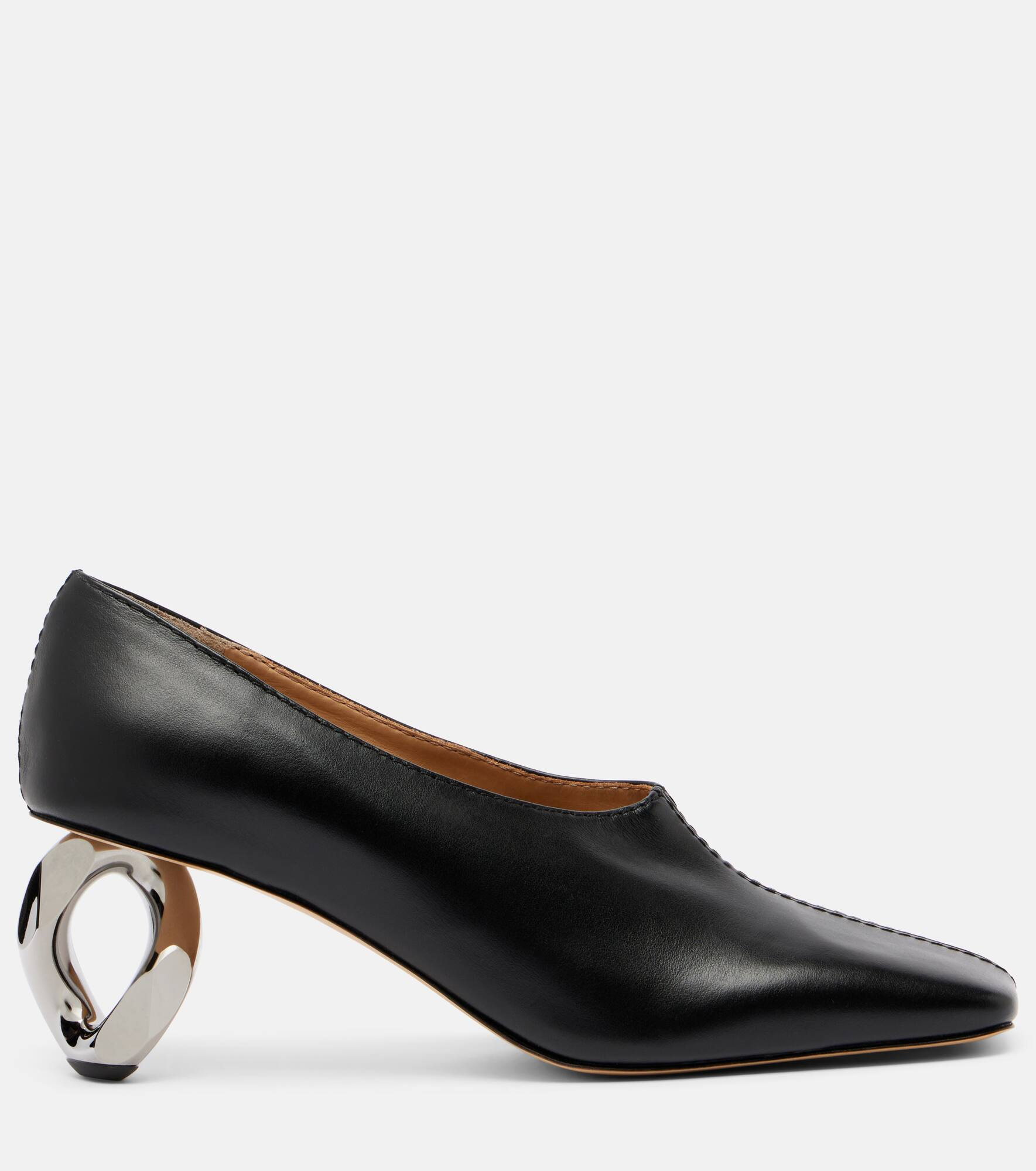 Chain 95 leather pumps - 4