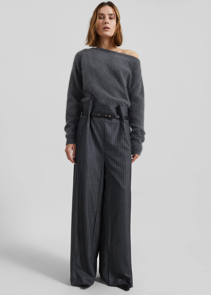 Almere Fuzzy Sweater - Dark Grey 5