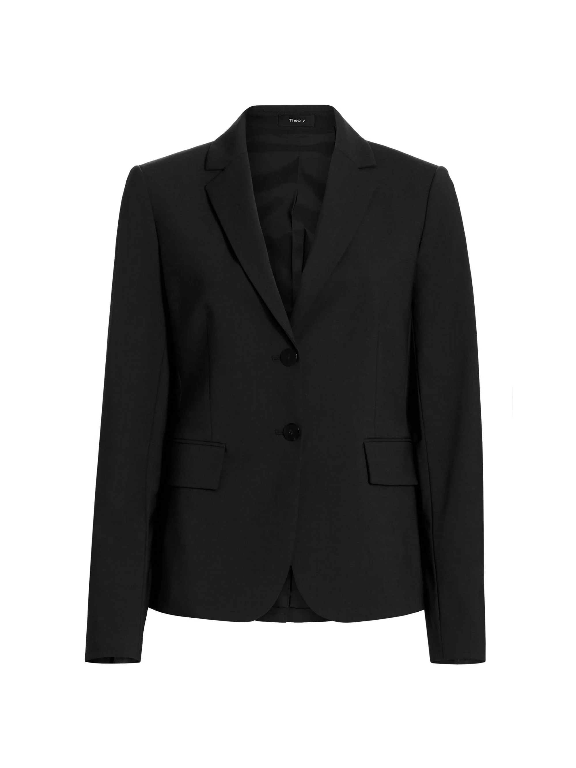 Women's Carissa Wool Blazer - Black - 1