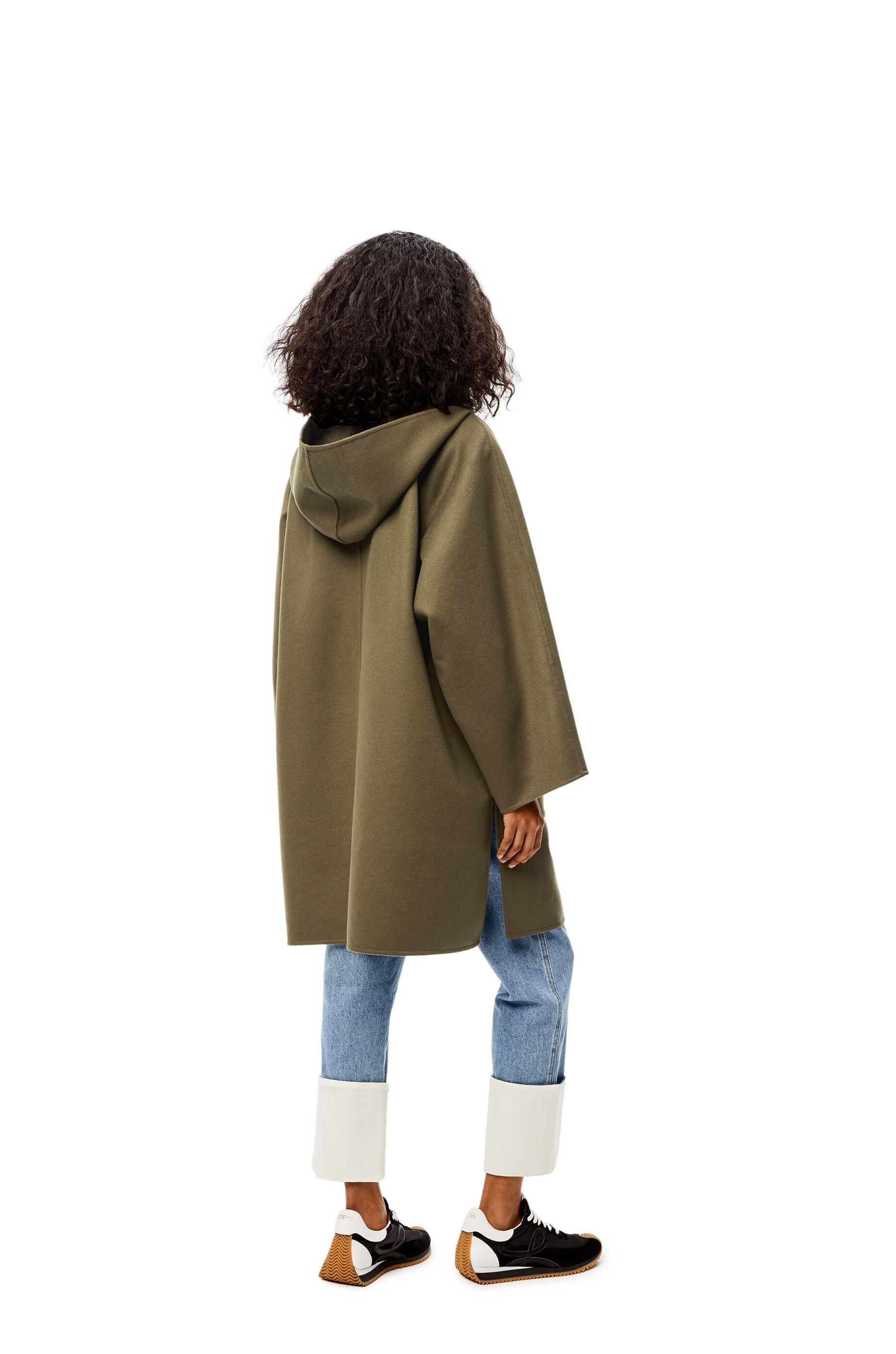 Hooded coat and wool and cashmere - 4
