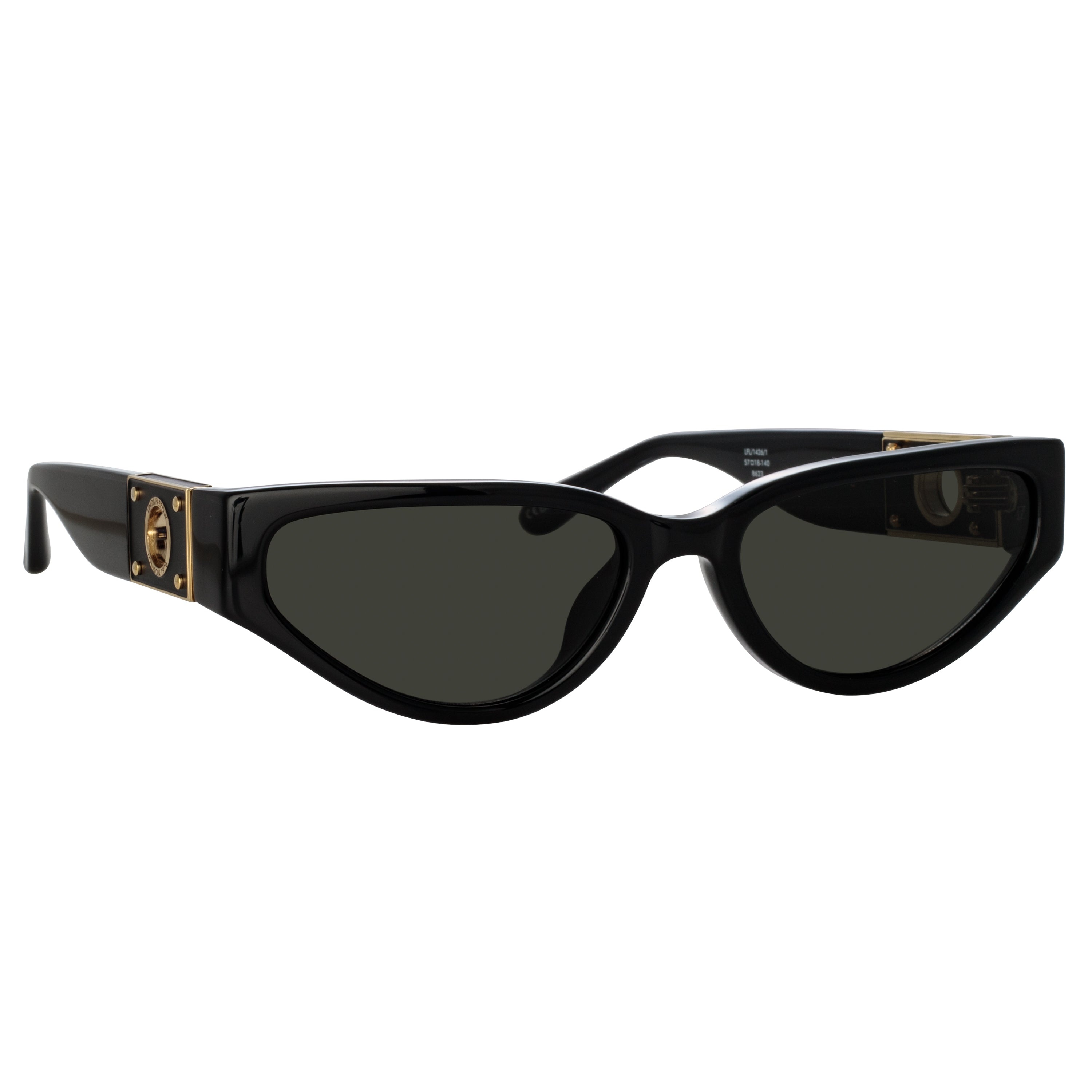 TOMIE CAT EYE SUNGLASSES IN BLACK - 4