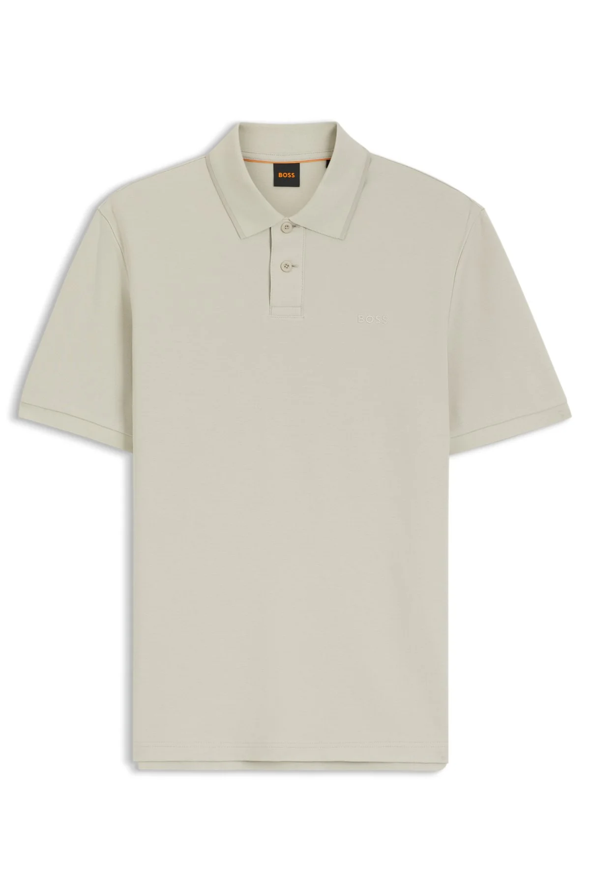 REGULAR-FIT POLO SHIRT IN HONEYCOMB-STRUCTURED COTTON PIQUE - 1