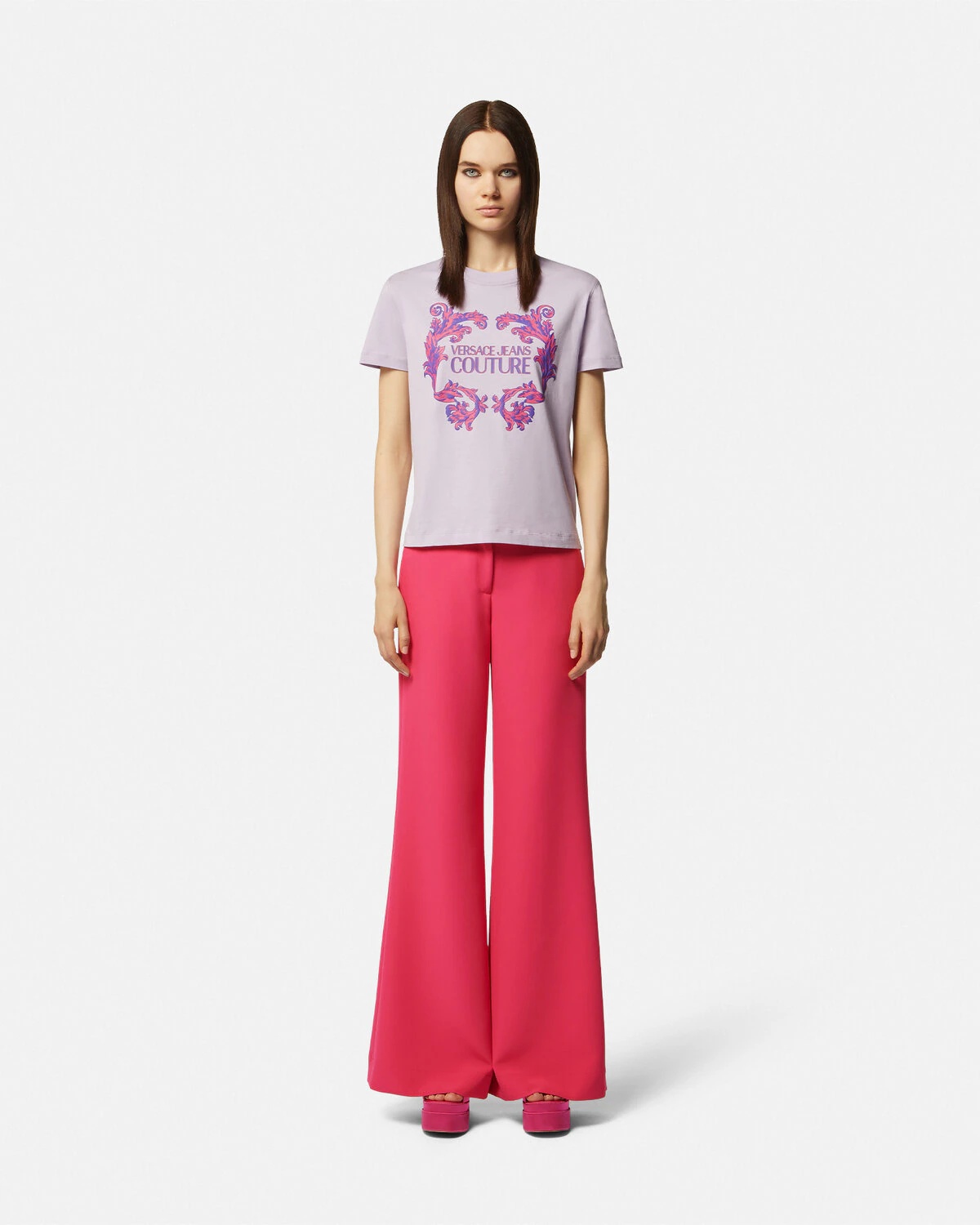 Logo Wide Leg Pants - 2