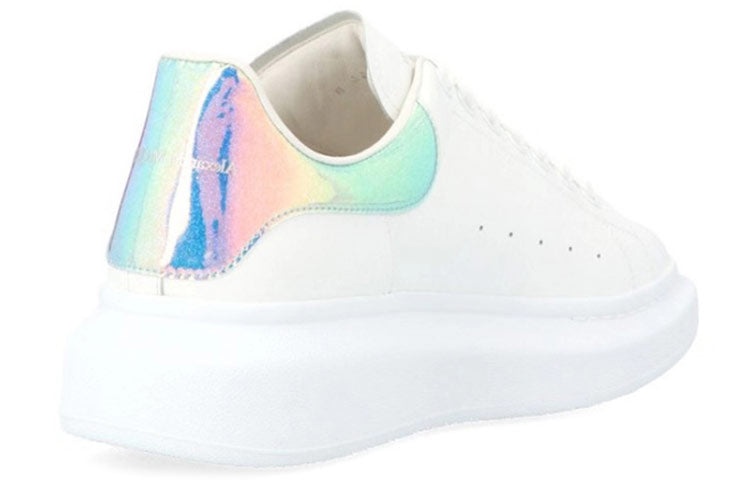(WMNS) Alexander McQueen Oversized Sneaker 'White Shock Pink' 561726WHVI59375 - 3