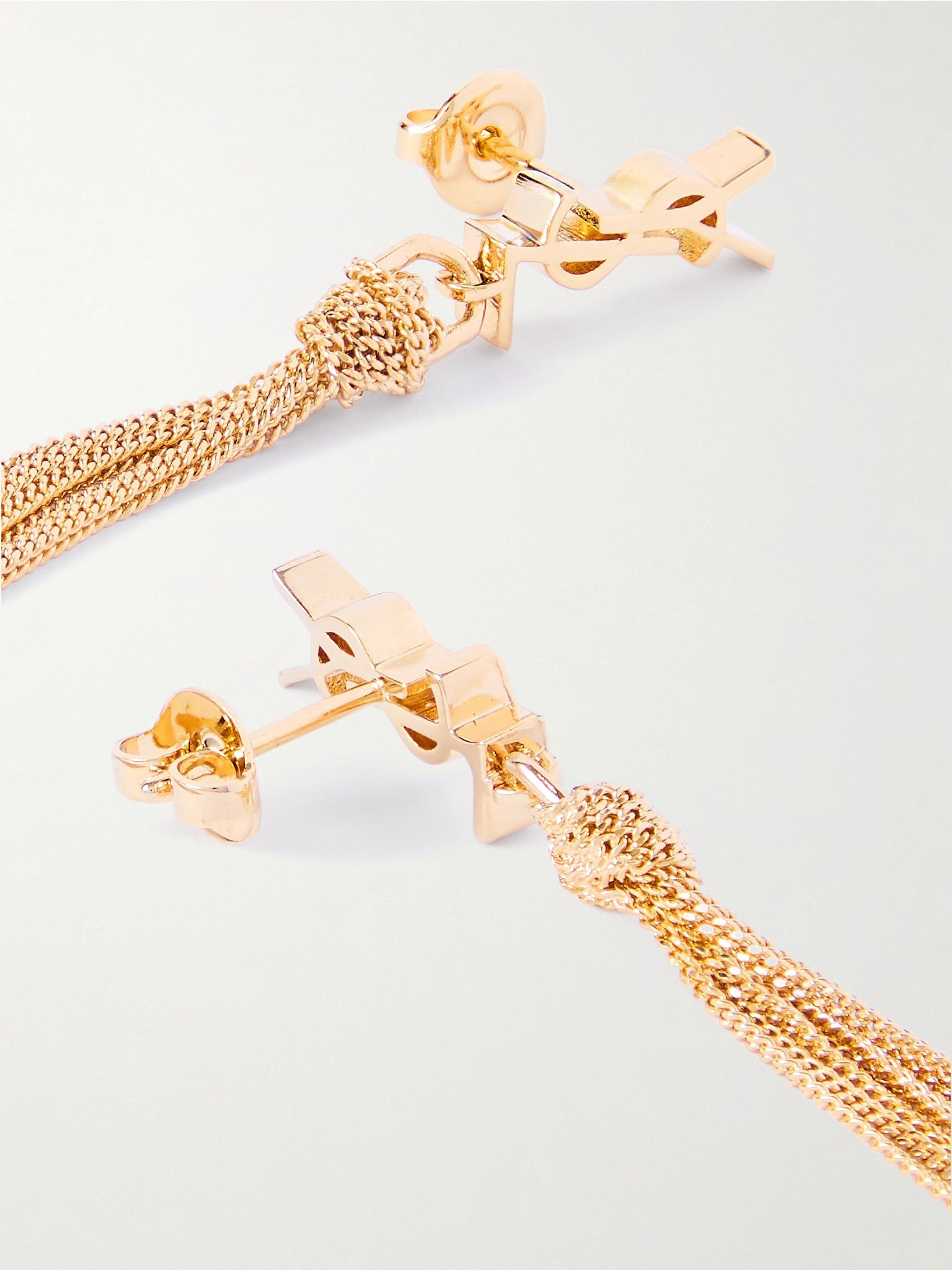 Tassel gold-tone earrings Gold - 3