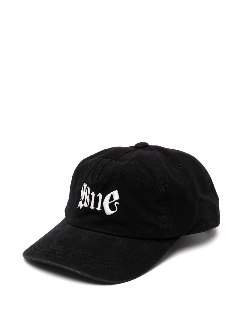 logo-embroidered cap 1