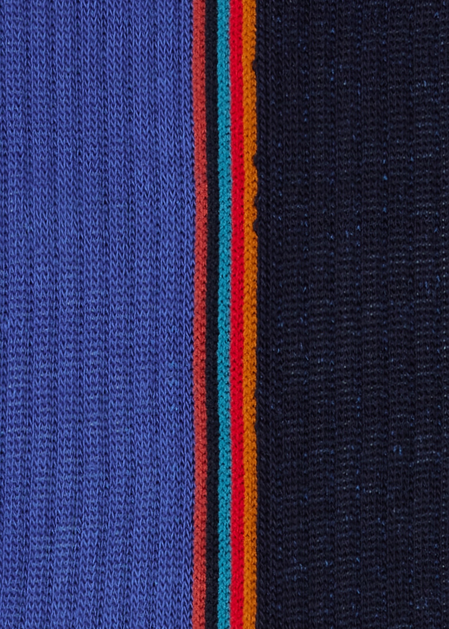 Cobalt Blue 'Artist Stripe' Socks - 3