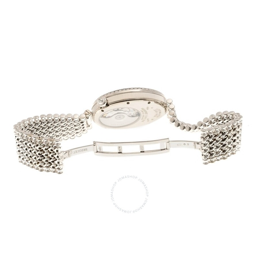 Breguet Reine de Naples Mother of Pearl 18kt White Gold Diamond Ladies Watch 8918BB58J20D000 - 4