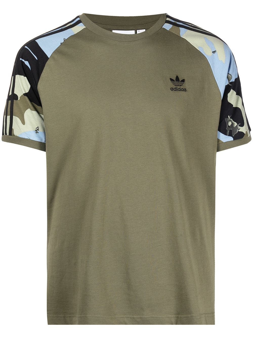 camouflage-print T-shirt - 1