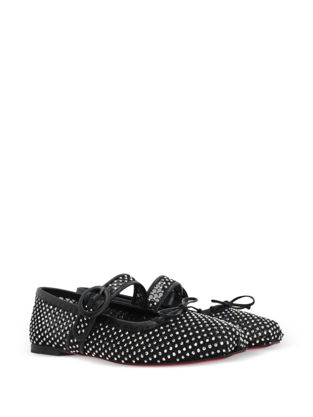 Mamastrapitina crystal-embellished ballerina shoes - 2