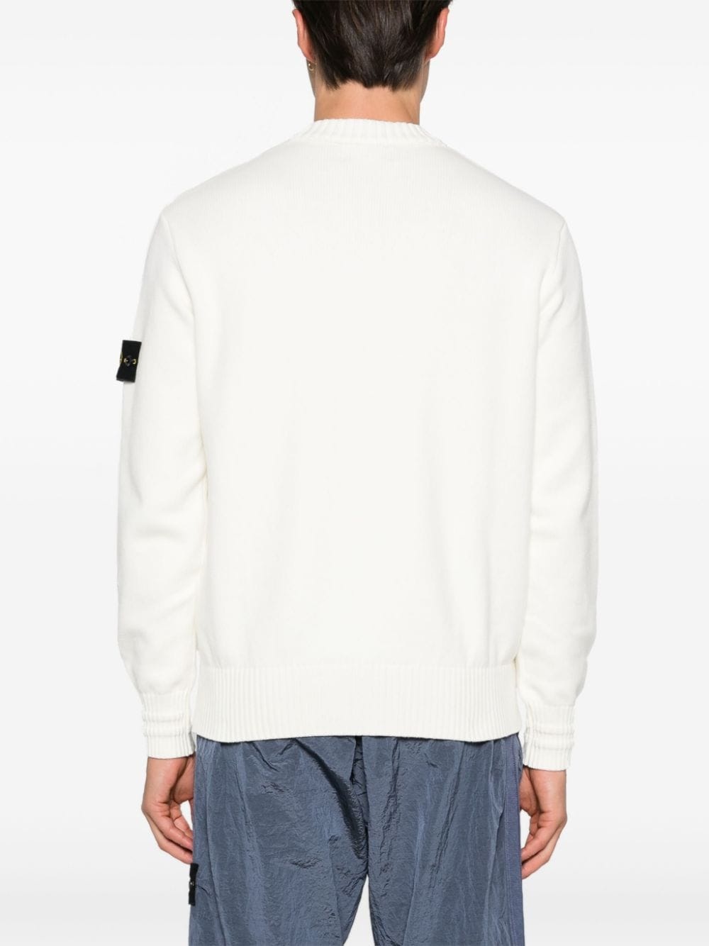 Compass-badge sweater - 4