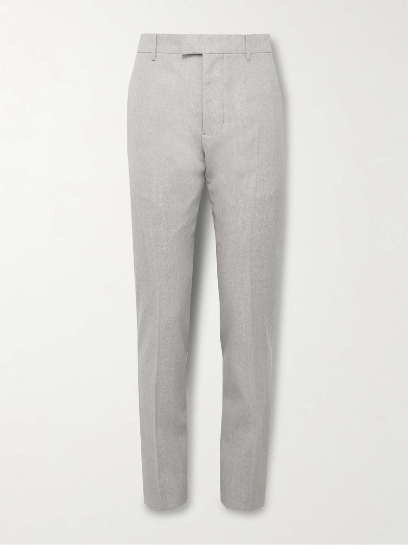 Slim-Fit Tapered Wool Trousers - 1