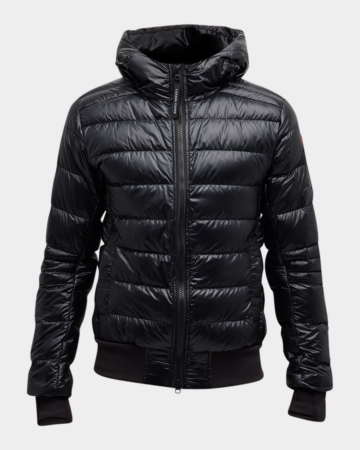 Men's Crofton Hooded Down Bomber Jacket - 1