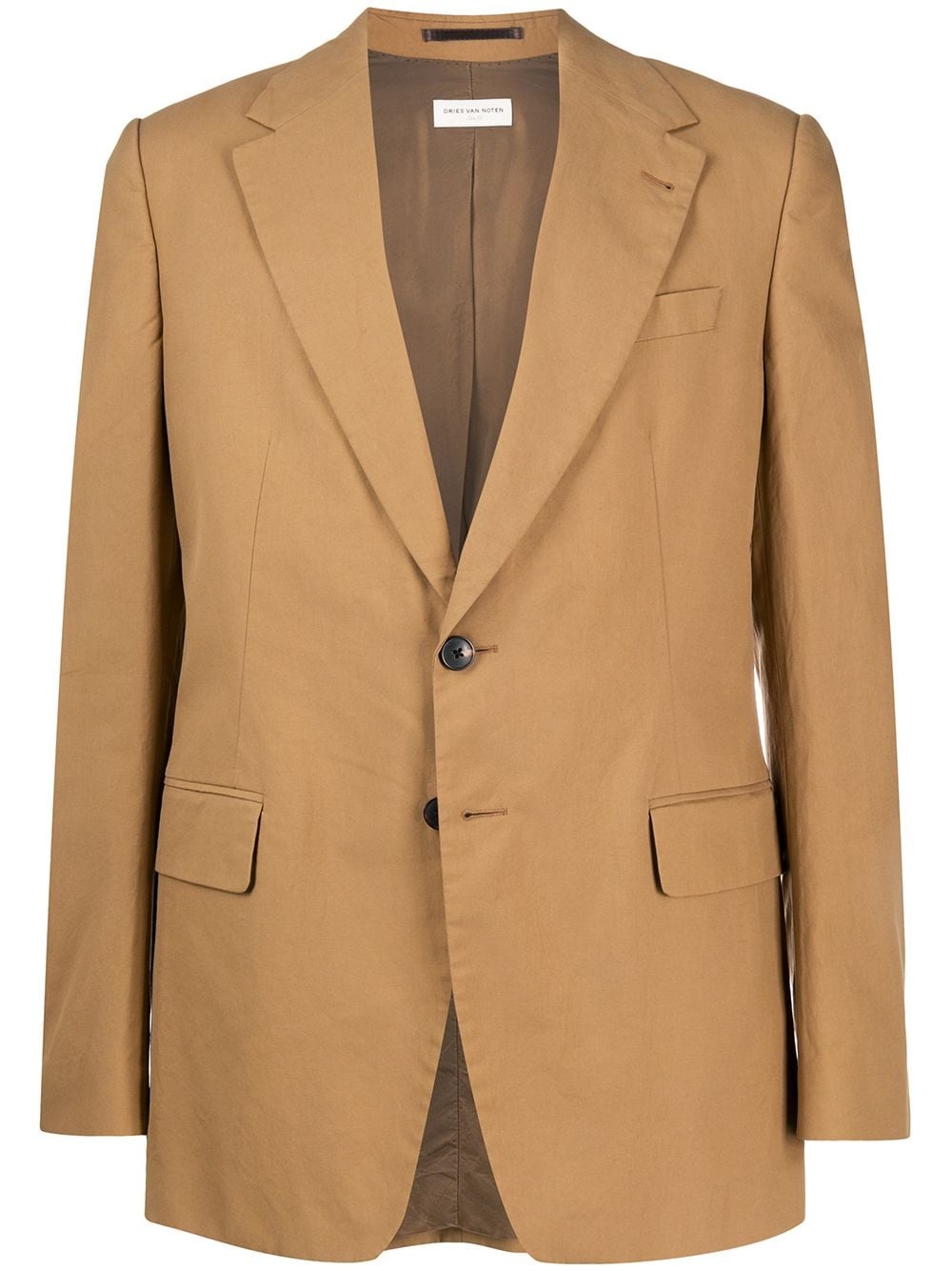 Dries Van Noten Man`s brown cotton jacket - 11