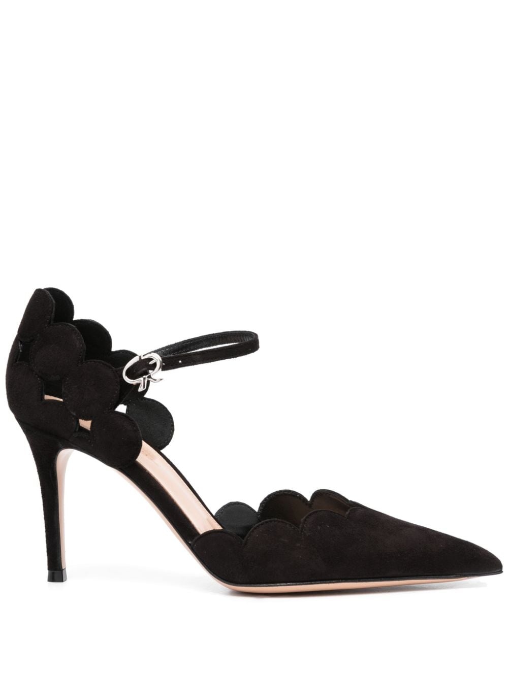 Ariana D'Orsay 85mm suede pumps - 1