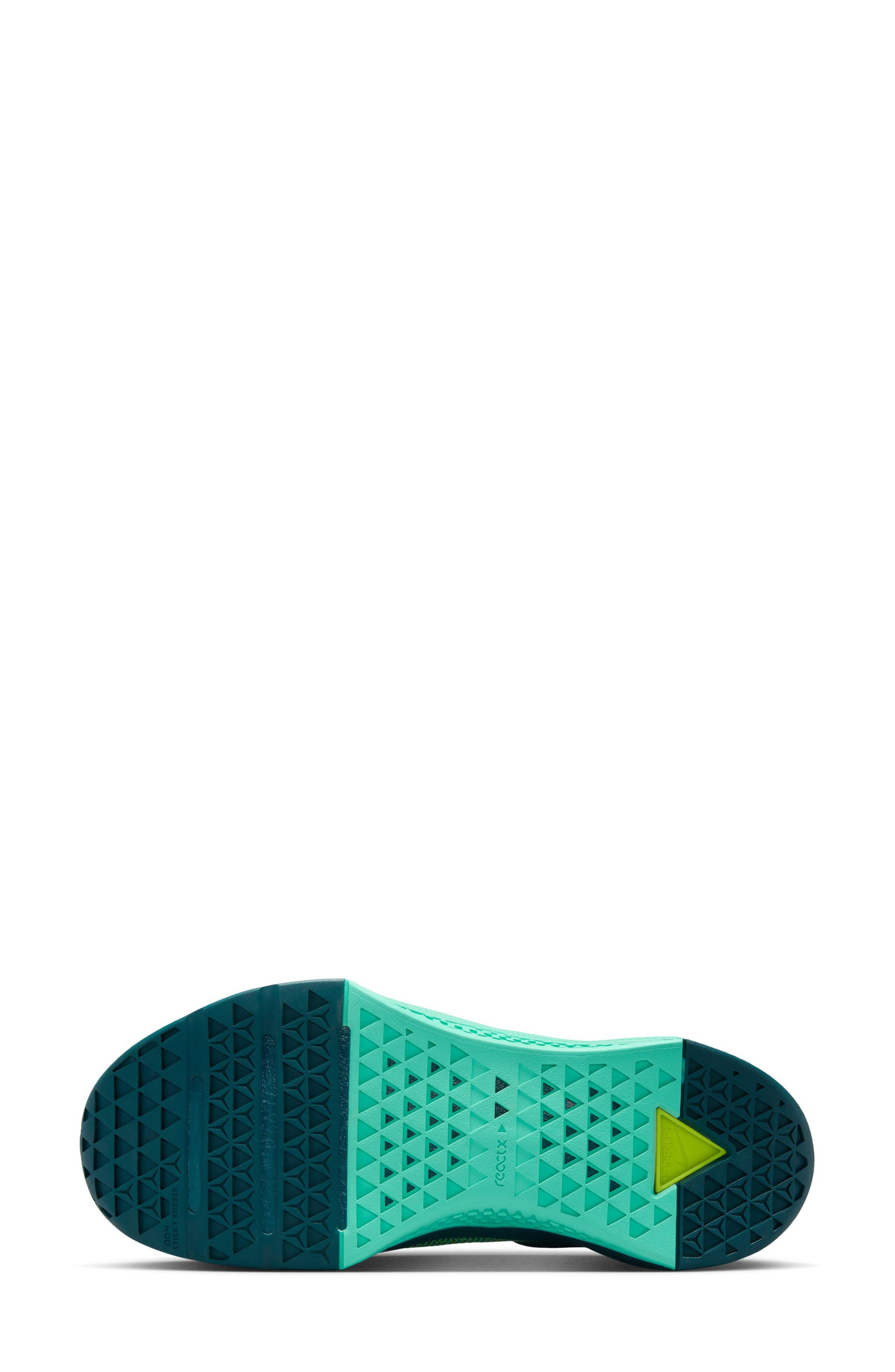 Nike Metcon 10 Training Shoe in Turquoise/White/Volt at Nordstrom - 4