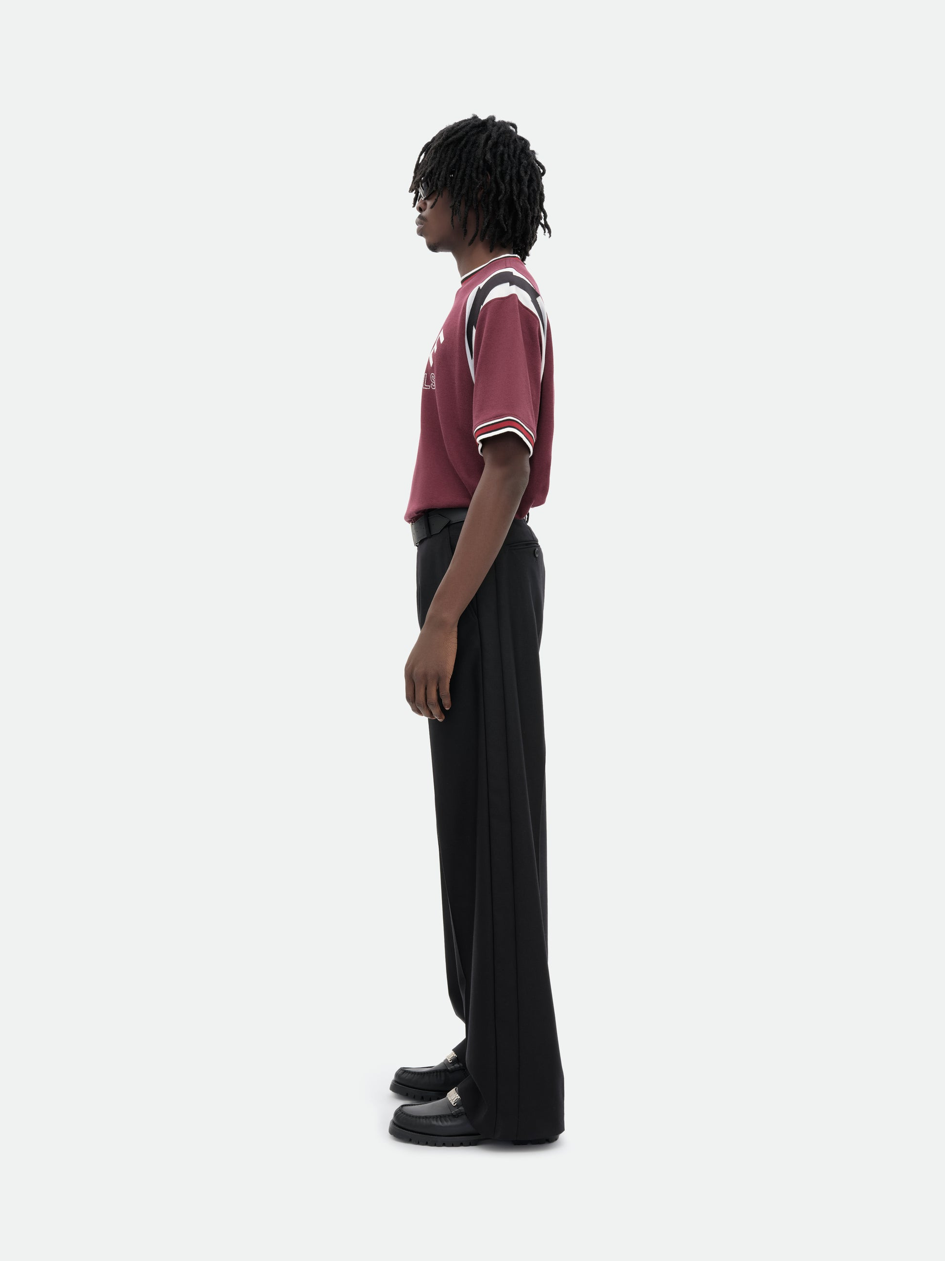 RHUDE LIGHTNING RINGER JERSEY TEE - 6