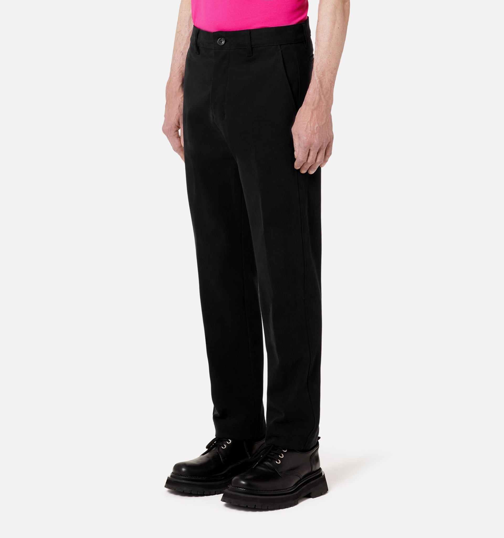 Straight Fit Chino Trousers - 4