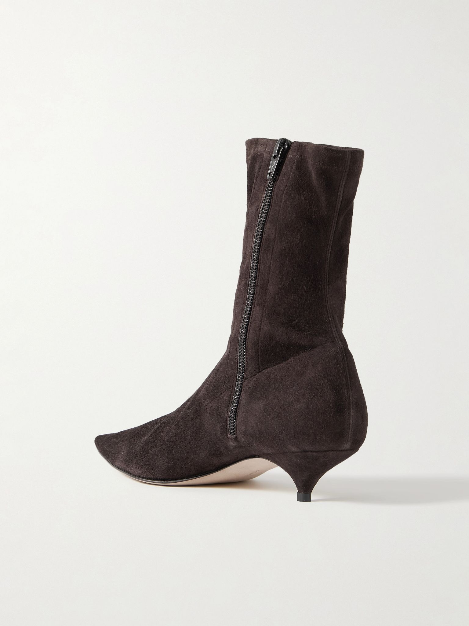 Liisa suede sock boots Dark brown - 3