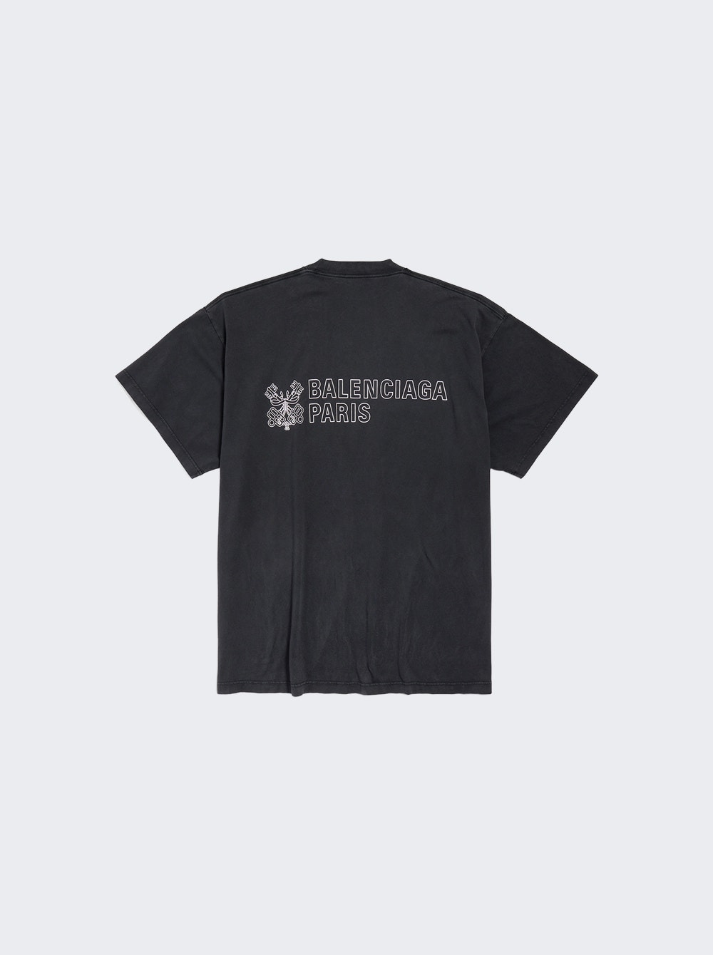 Oversized Tee Faded Washed Black - 2