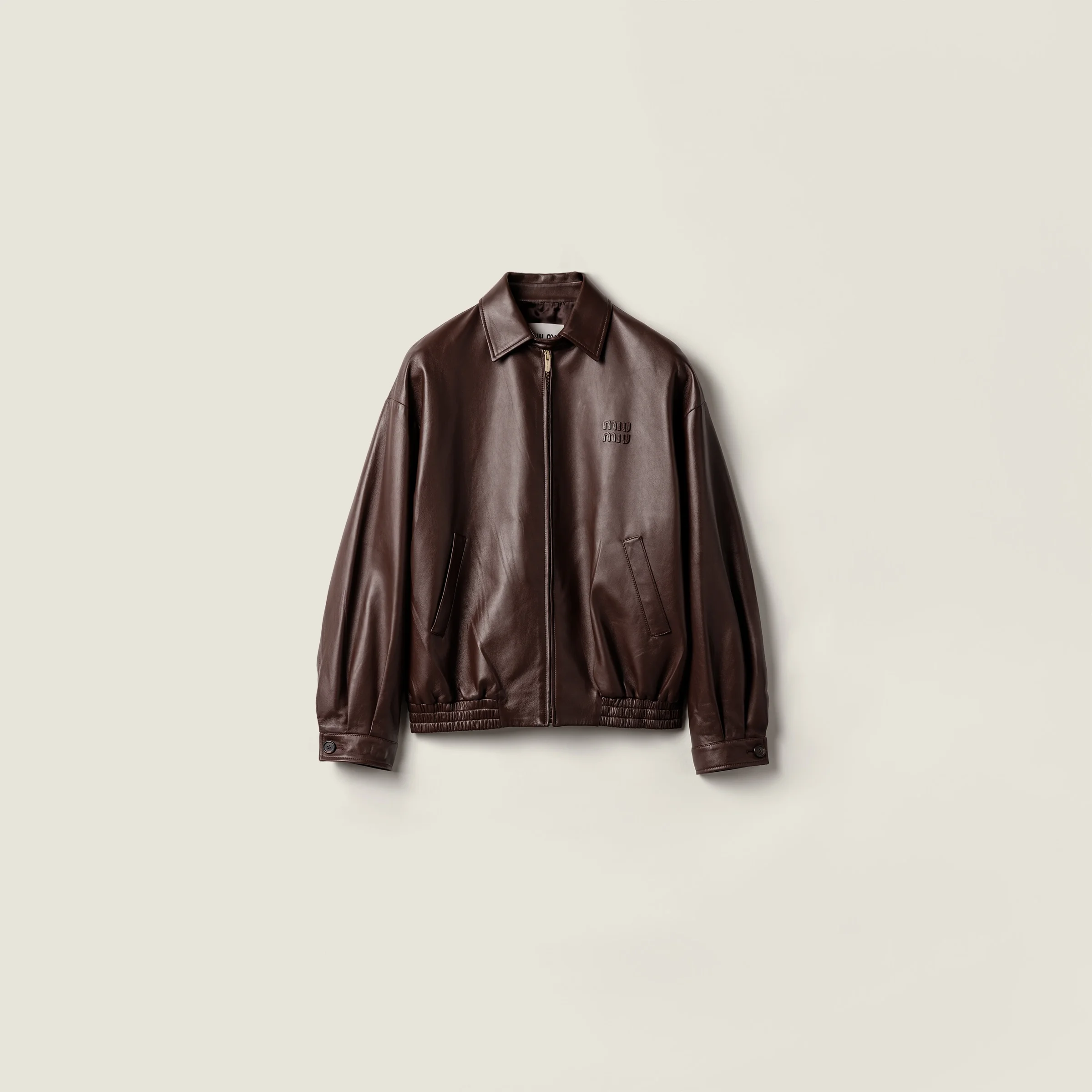 Nappa leather blouson jacket - 1