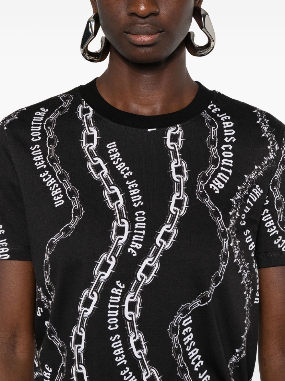 Chain Couture-print T-shirt - 5