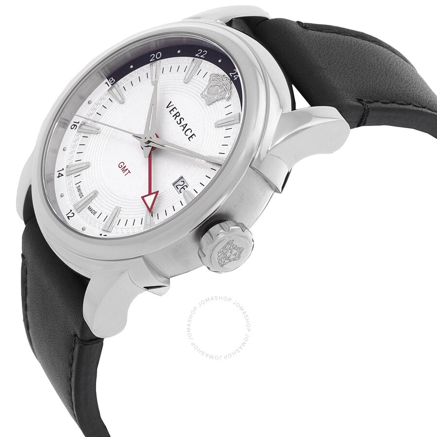 Versace GMT Vintage Quartz Silver Dial Men's Watch VEV300119 - 2