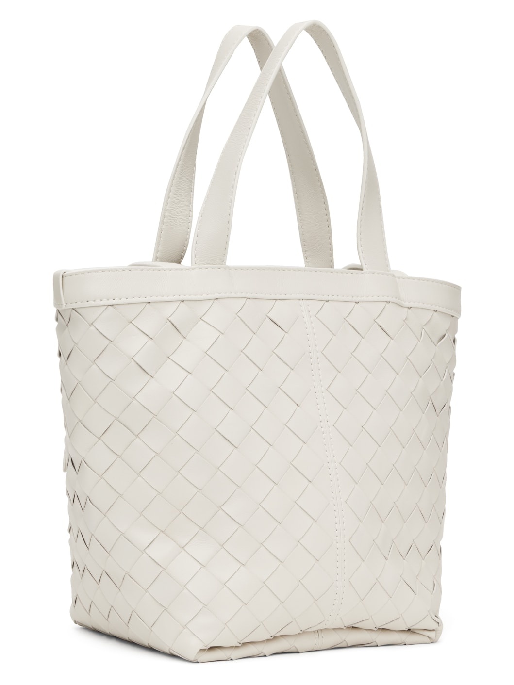 White Small Flip Flap Bag - 3