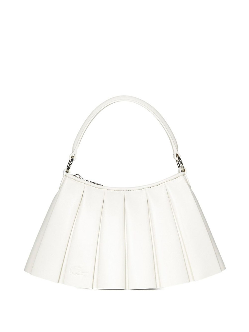 Lenglen pleated leather shoulder bag 1