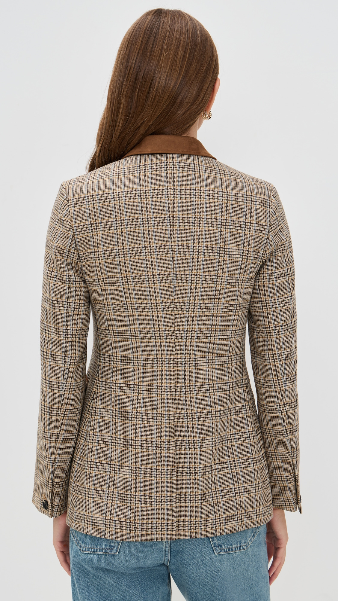 Evia Plaid Blazer - 2