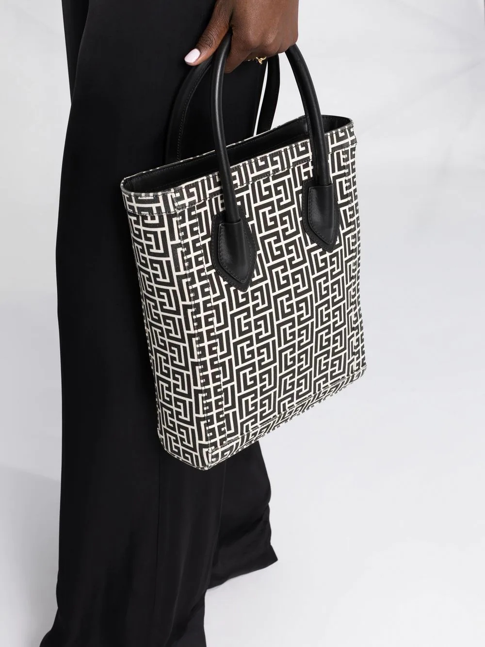 monogram-pattern tote bag - 3