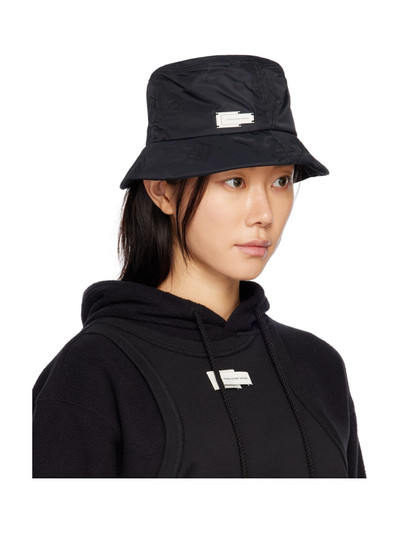 FENG CHEN WANG Black Quilted Bucket Hat outlook
