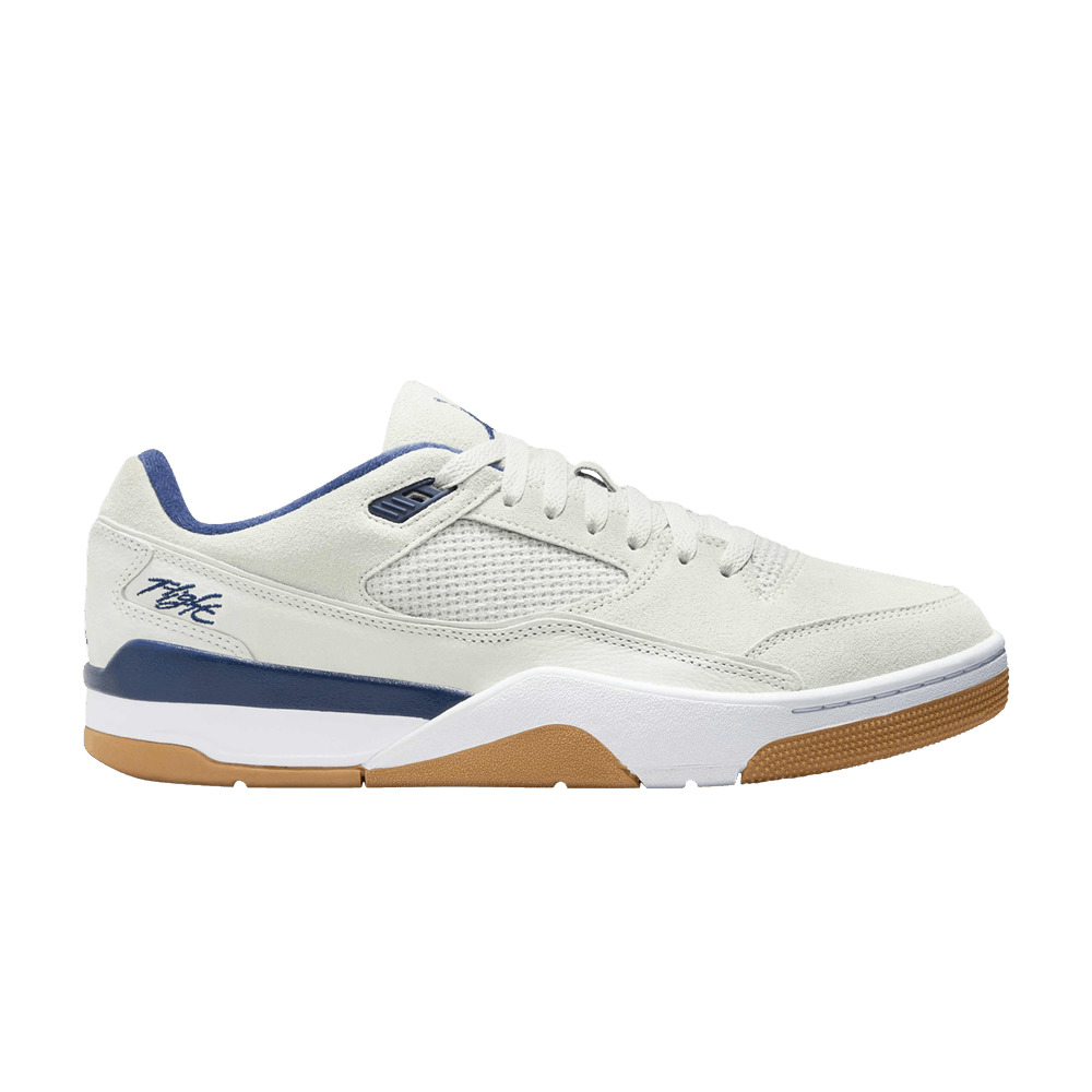 Jordan Flight Court 'Neutral Grey Midnight Navy Gum' - 1