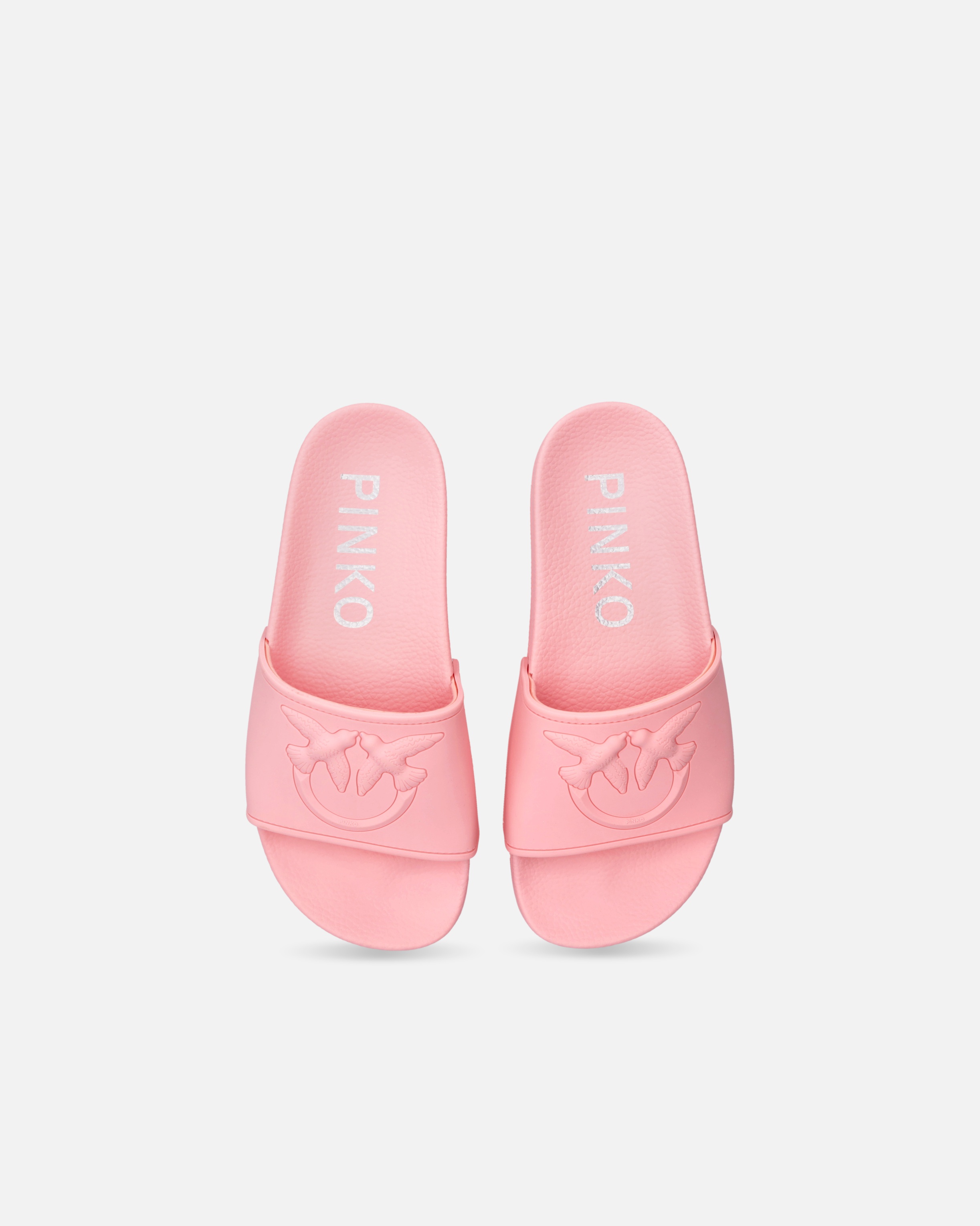 RUBBERIZED SLIPPERS WITH LOVE BIRDS LOGO BAND - 9