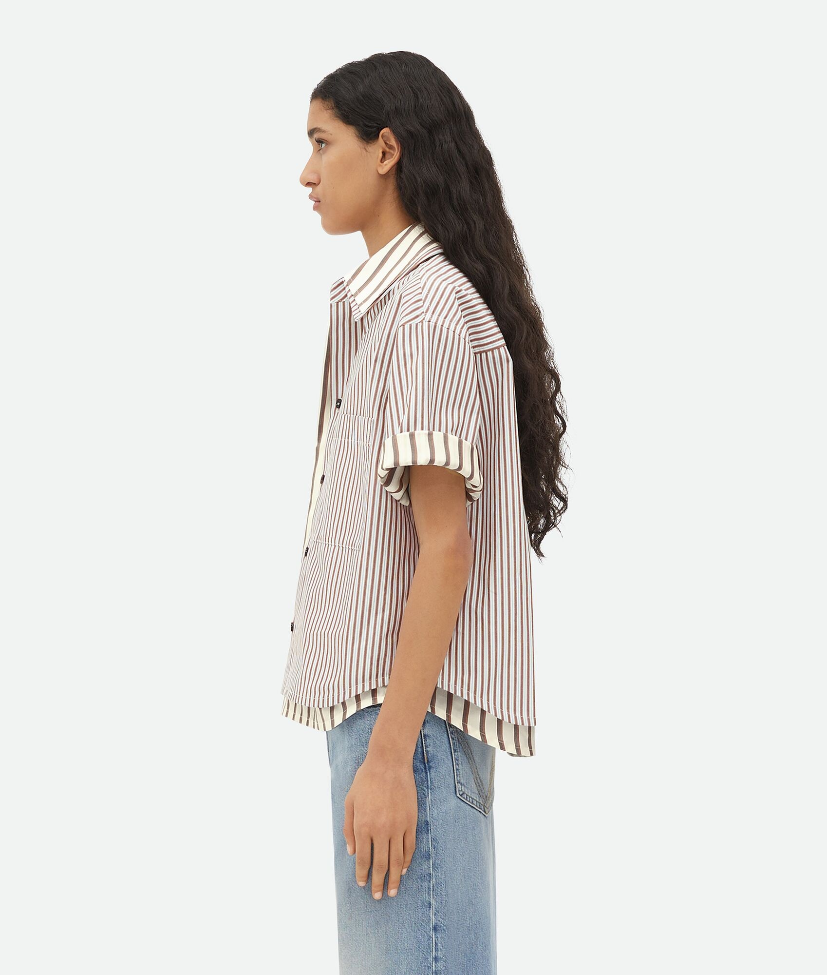 Double Layer Cotton And Silk Shirt - 2